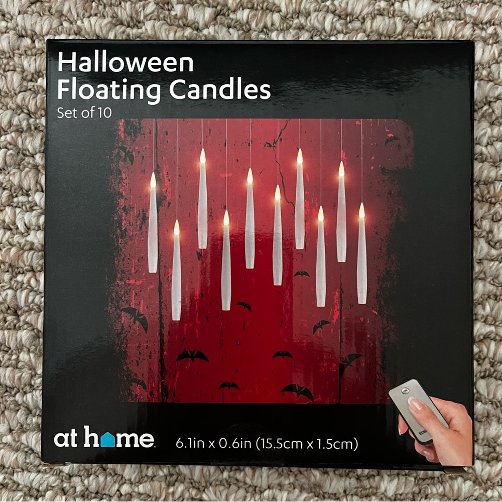 NIB Halloween Floating Candles Set